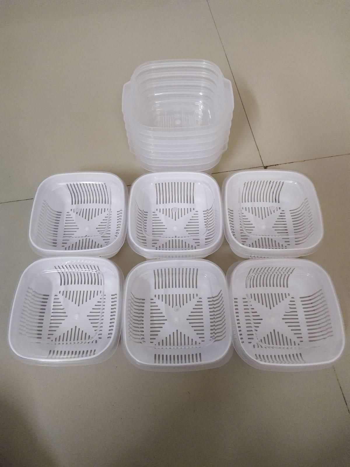 6 Pcs Refrigerator Storage Organizers